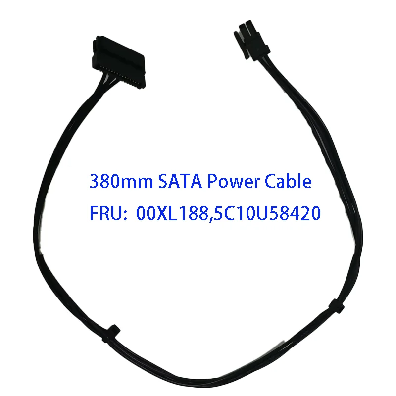 

00XL188 For ThinkStation P350 M920s M720s P330 2nd Workstation Desktop Ideacentre 510S-08IKL 380mm SATA Power Cable 5C10U58420