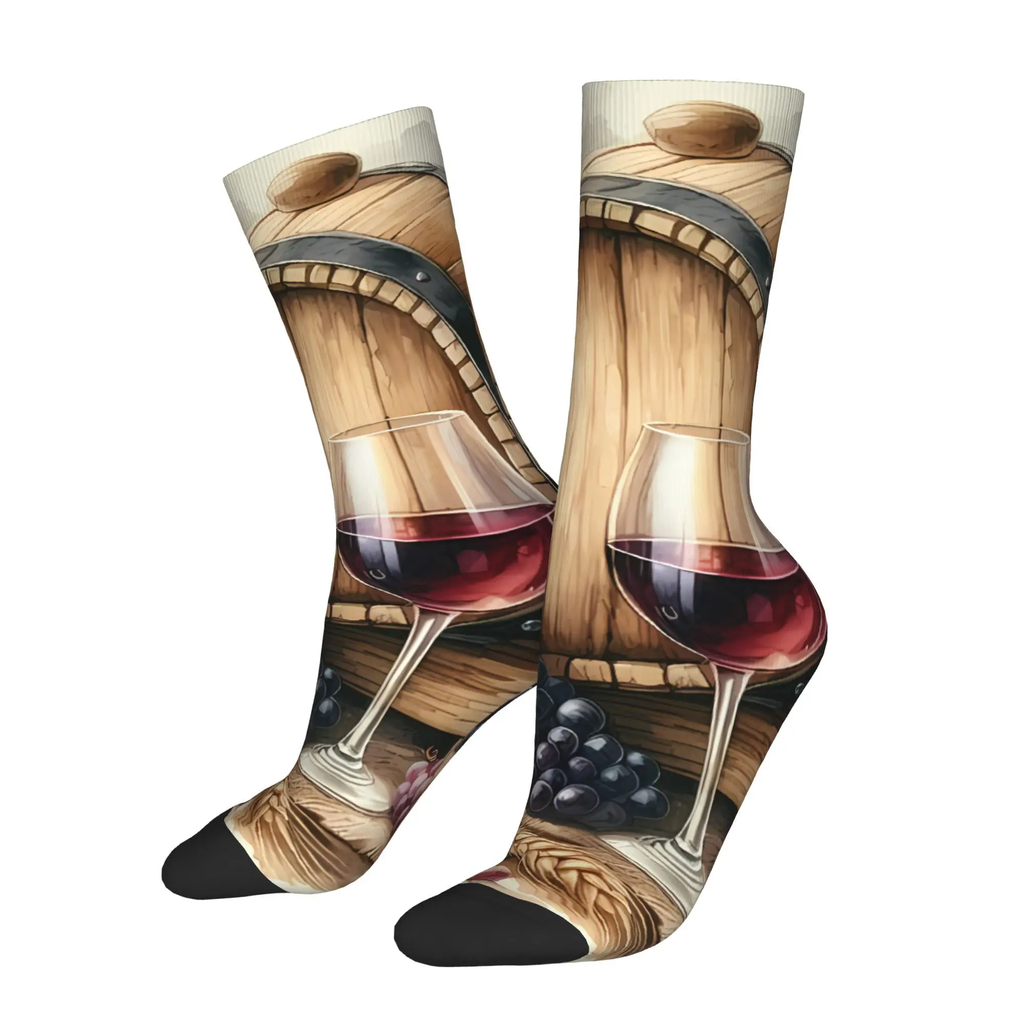 

Носки Eed Wine Delicious с принтом для мужчин из полиэстера