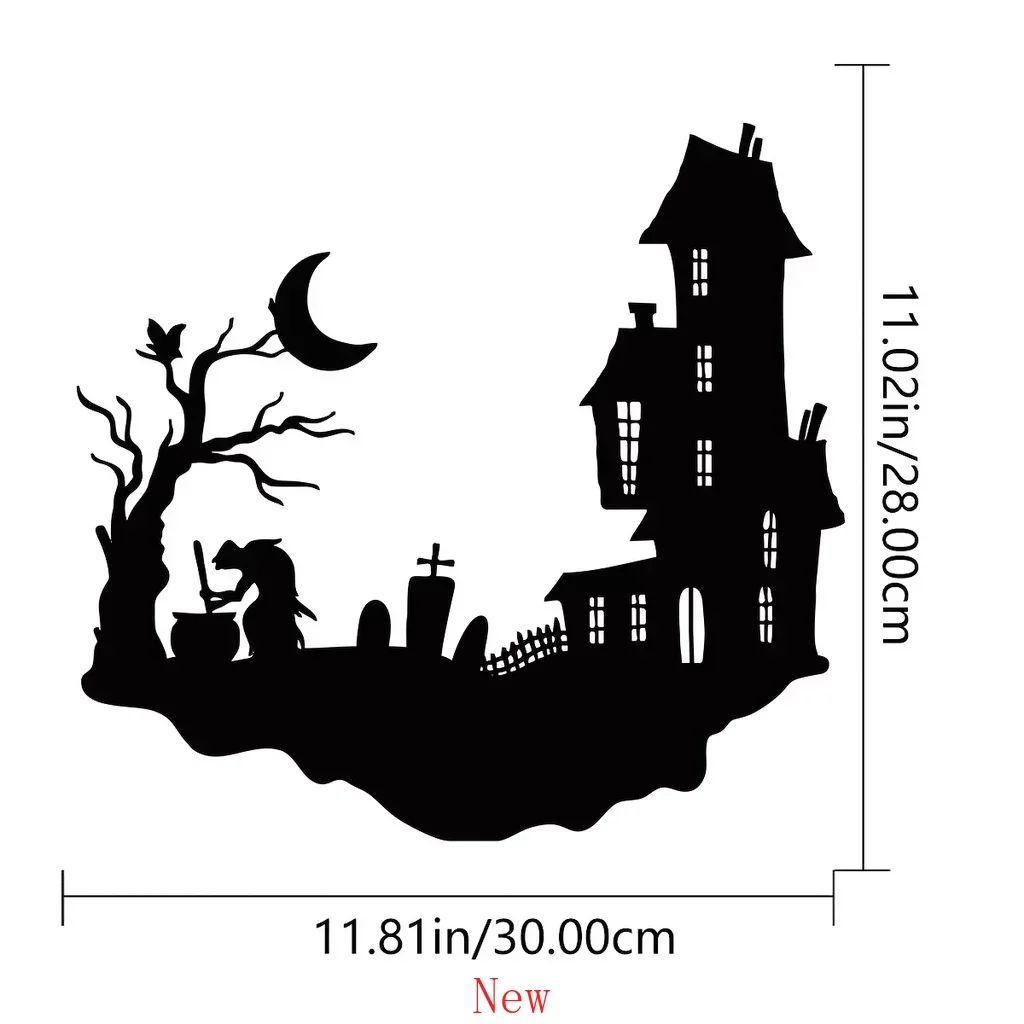 

Promotion Metal Silhouette Yard Signs Home Decor Modern Wall Decor Sticker Mural Iron Halloween Livingroom Metal Wall Hanging De