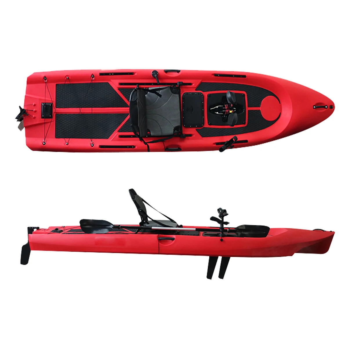 

New Design Sit on Top Stand Board Pedal Drive System Fishing Kayak