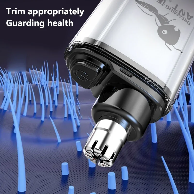 

Portable Electric Nose Hair Trimmer Cut Nose Hair Without Harming Nasal Cavity Digital Display Nose Hair Trimmer Artefact