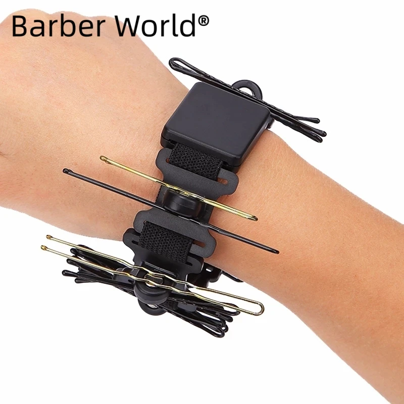 Barber Magnetic Bracelet Makeup Artist Magnet Adsorption Hairpin Hair Clips Wrist Strap Professional Salon Accessories