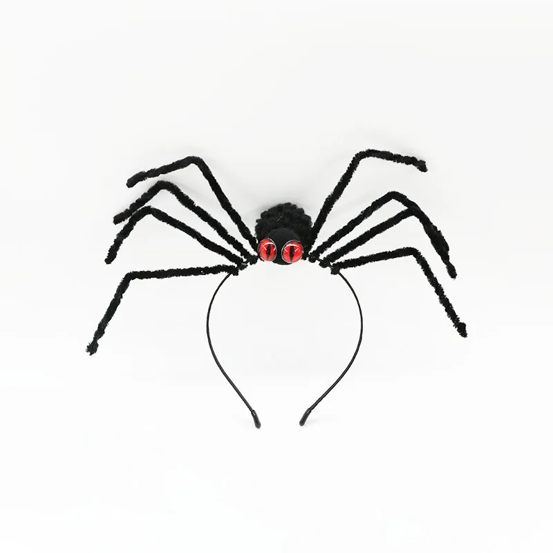Pack De 2 Diademas De Araña Con Ojos Para Halloween – Accesorio De Plástico Flexible Para Niños Y Adultos, Ideal Para Fiestas De Carnaval Y Disfraces