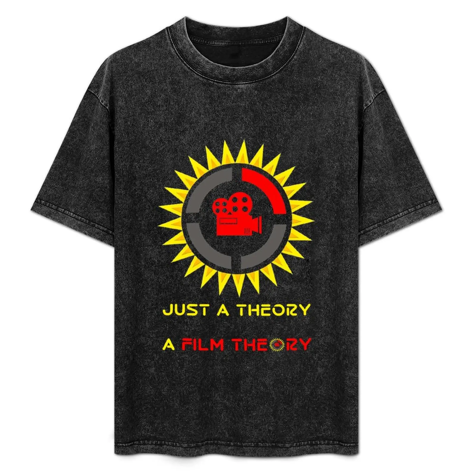 

Just A Theory A Film Theory Official Slogan And Logo - Nerds Gift Idea T-Shirt Casual Soft Cotton Short Sleeve Tee