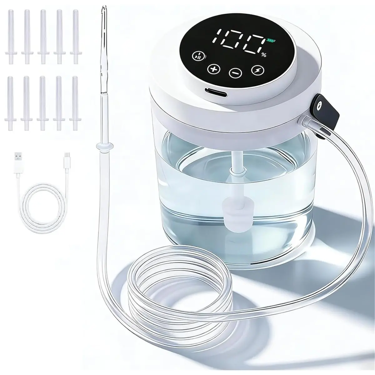 [NEW] Electric Coffee Enema Kit, Rechargeable 1.5L Enema Bucket Kit for Colon Cleanse Women Men, LED Display