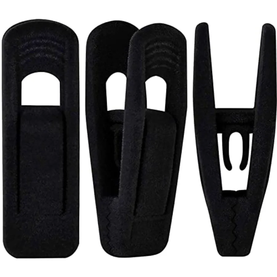 

Velvet Hangers Clips 80-Pack Non-Slip Strong Velvet Hangers Clips for Velvet Skirt Hangers Velvet Pants Hanger Velvet Clips Fit