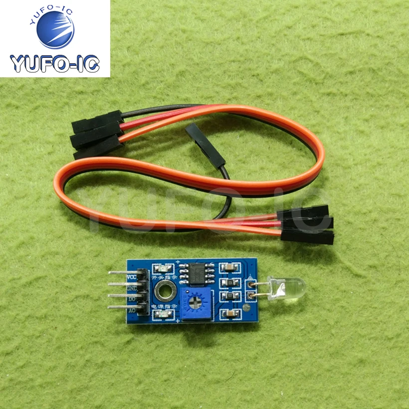 Free Ship 5pcs Photosensitive Diode Module Single Chip Microcomputer Module Robot Electronic Bricks Intelligent Car Cn07