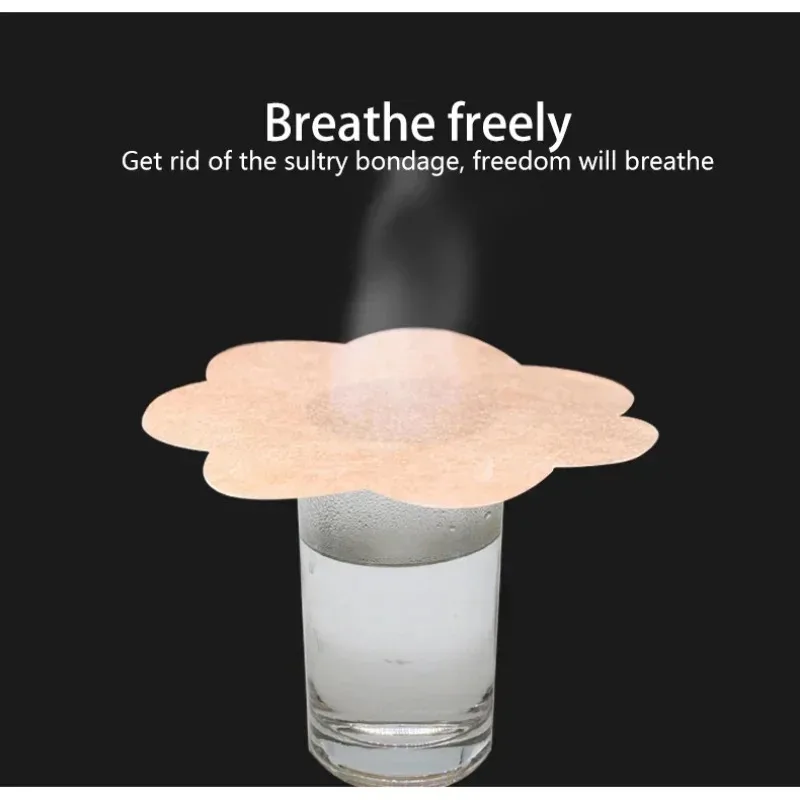 50 قطعة شريط رفع الثدي غير المرئي للنساء تراكب على حمالة الصدر ملصقات الحلمة المثيرة أغطية الصدر لاصقة حمالة الصدر فطائر اللحم حماية #3