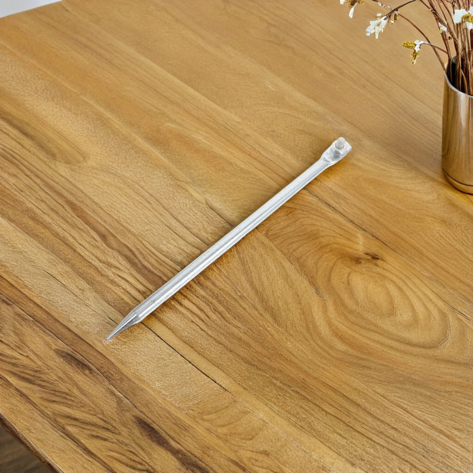 

Grounding Rod Brass Galvanized 12mmx300mm Electric Fence Earth Pin Reliable Outdoor Earthing Electrode Rod Copper Grounding Pin