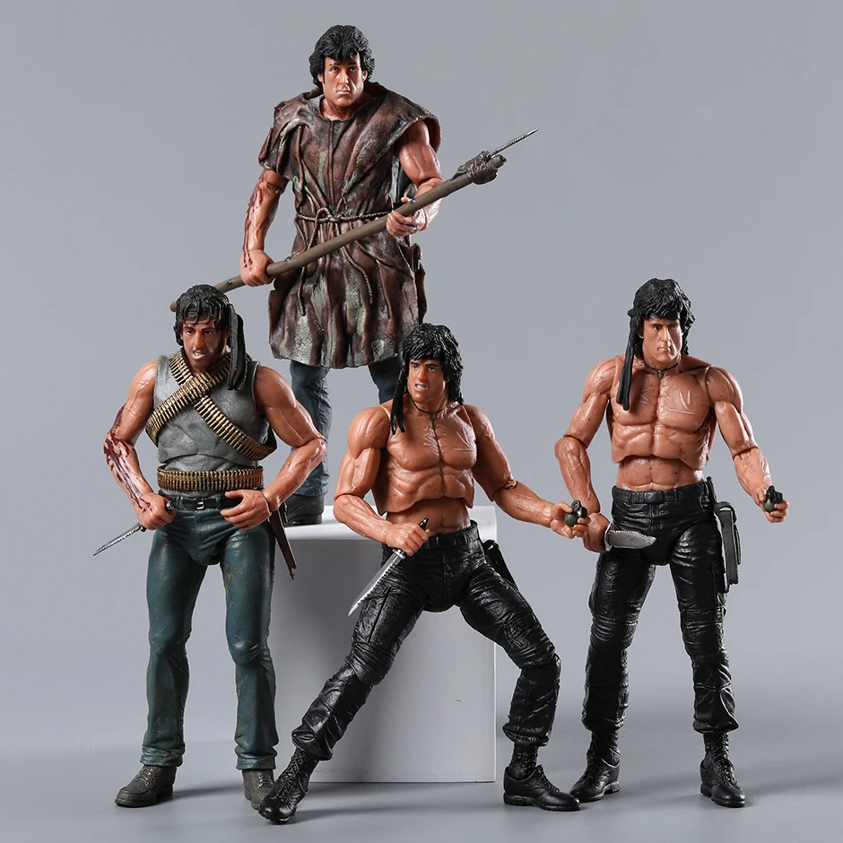 

Экшн-фигурка Rambo The Force of Freedom SDCC 2015 NECA, 7 дюймов, с аксессуарами, Игрушечная модель