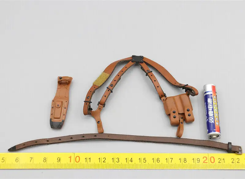 

Ремешок 1/6 + сумка с зажимом + чехол для ножа 12 дюймов DMS038