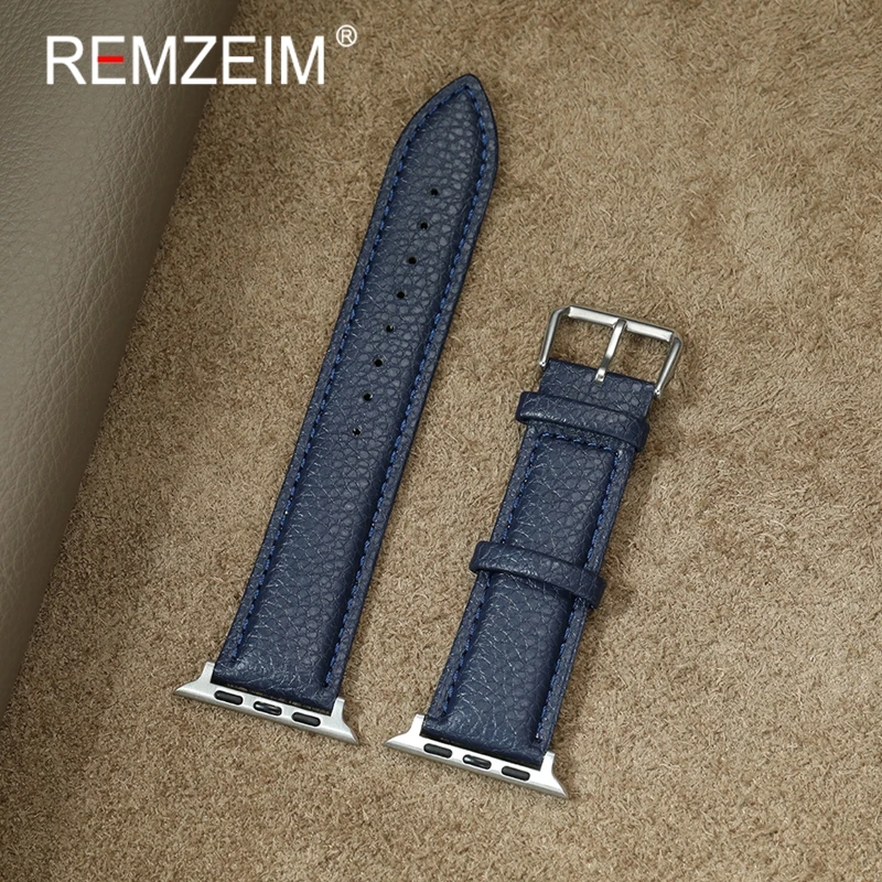 

Women Men PU Leather Replacement Watch Band for Apple Watch Strap 49/46/45/44/42/41/40/38mm for Iwatch 1-10 SE Ultra 2 Belt