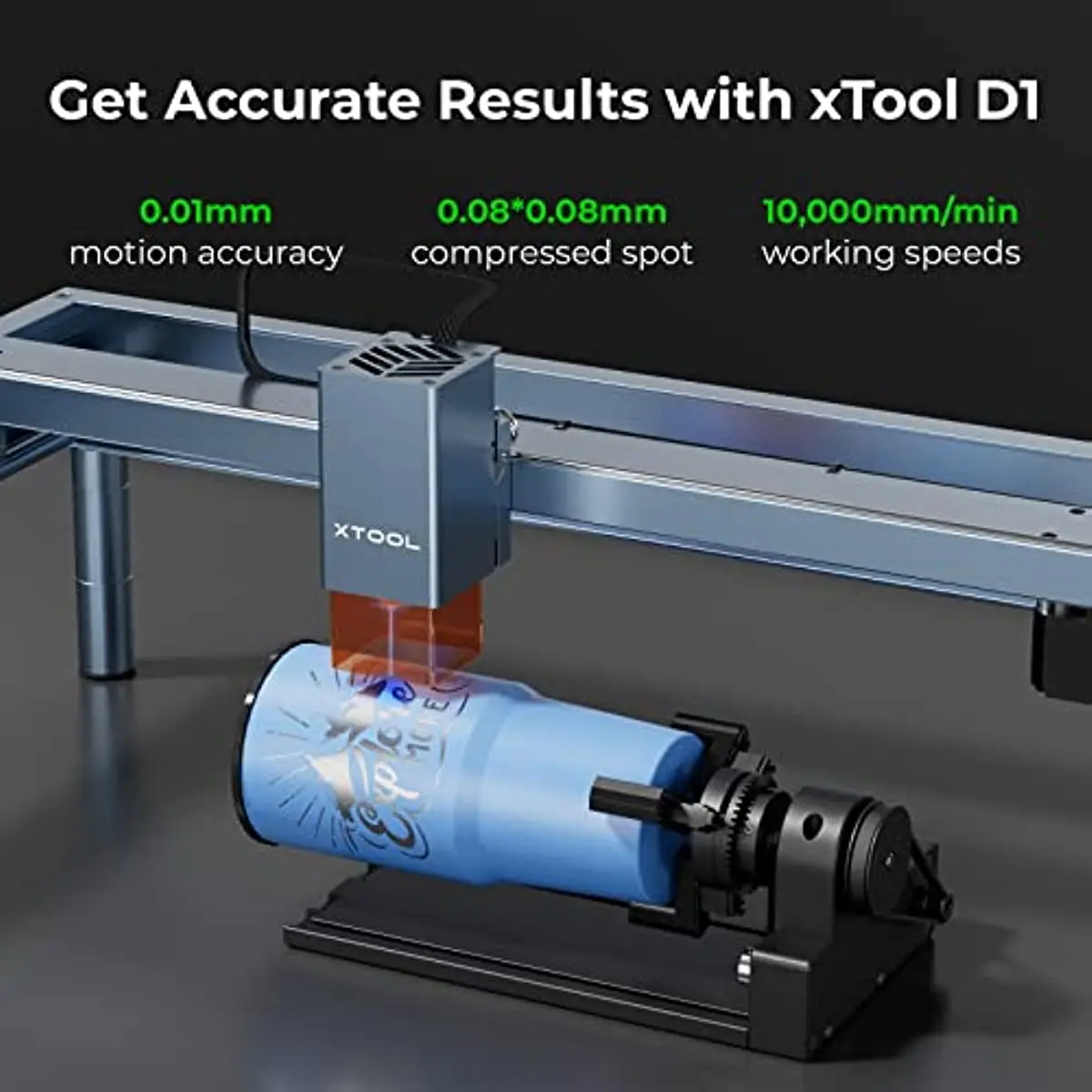 xTool RA2 Pro 4-in-1 Laser Rotary For xTool D1 D1 Pro Laser Engraver Rotary Attachment For Laser Engraving Cutting Machine Tools