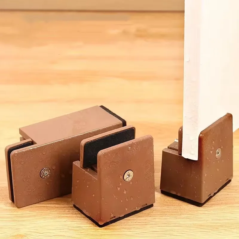 Bantalan Penambah Tinggi Kaki Furnitur Dapat Disesuaikan Bantalan Penguat Kaki Tempat Tidur Kamar Tidur Bantalan Penopang Kaki Kabinet Meja Teh Ruang Tamu