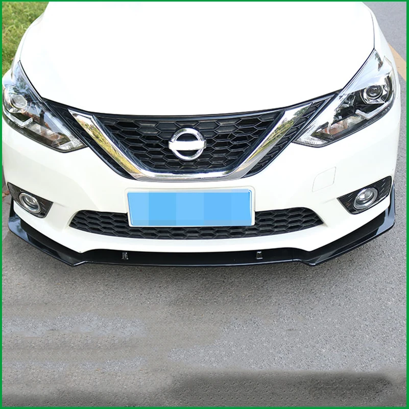 

Для NISSAN SENTRA 2016-2019: Накладка на передний бампер, диффузор, защитная пластина, декоративная полоса, аксессуары для стайлинга автомобиля