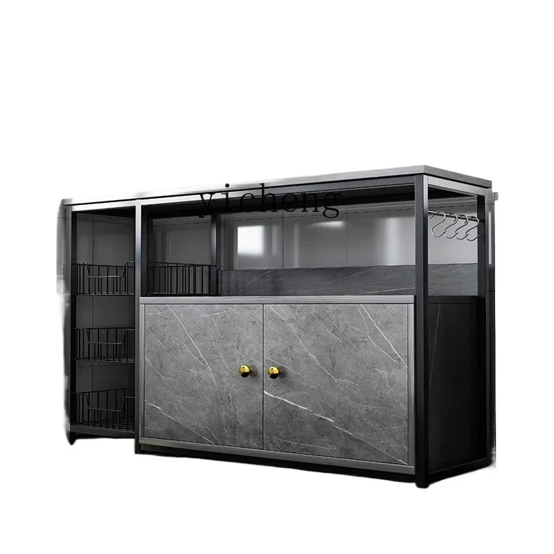 Kitchen Shelf Floor Multi-Layer Household Cutting Station Multi-Functional Storage Cabinet