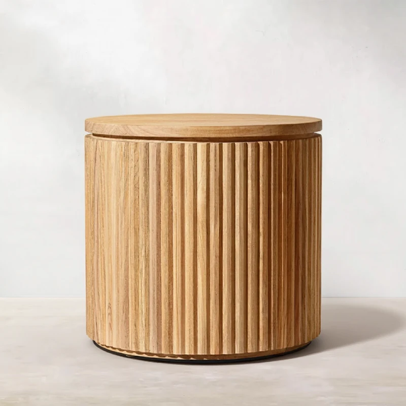 Kursi Santai Kayu Jati Solid untuk Luar Ruangan, Model Hobo, Tahan Lama, Mewah, Anti Air dan UV, Cocok untuk Villa, Hotel, dan Tepi Kolam Renang