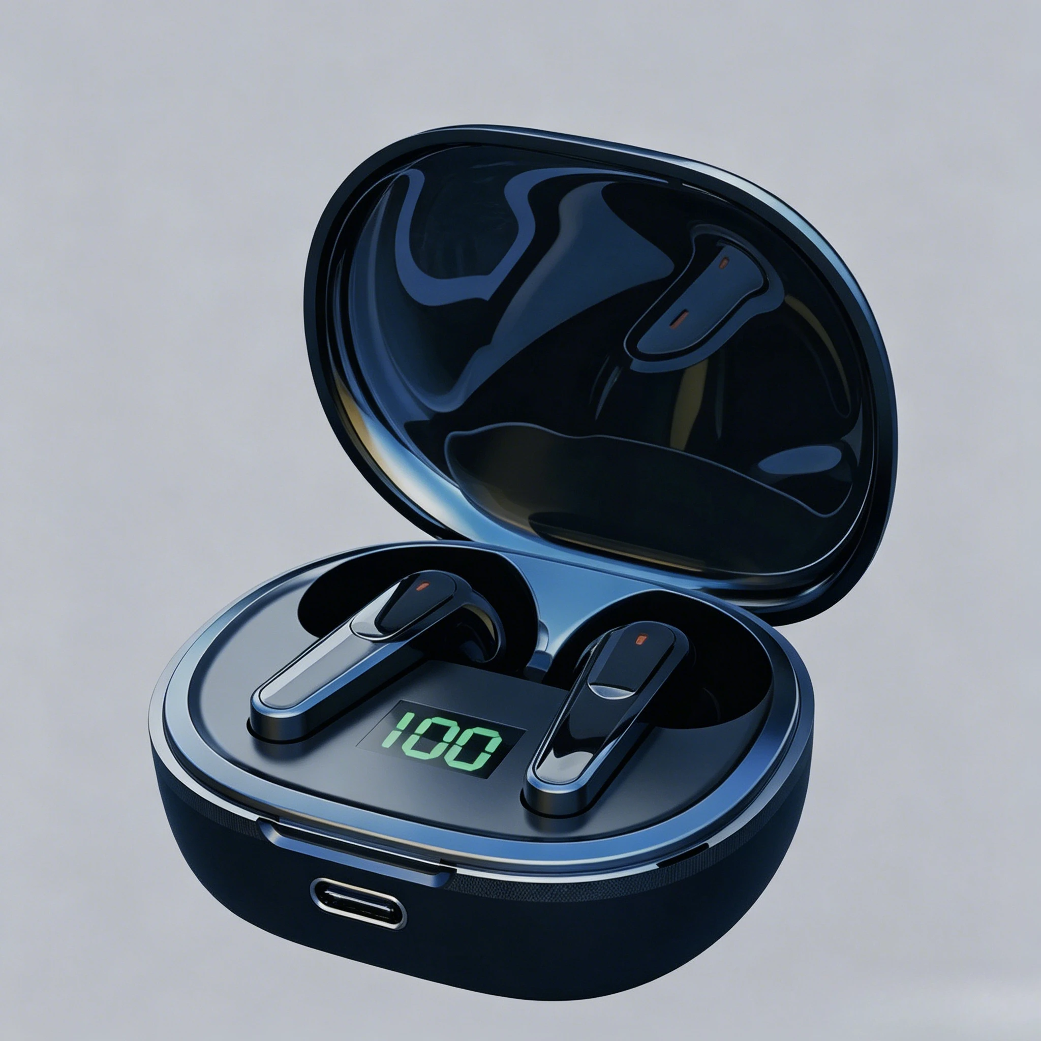 Comfort-Fit TWS Bluetooth Earbuds Portable Design with Noise Reduction for Daily Gaming Sports Use