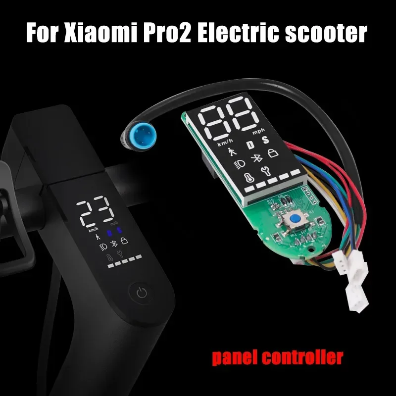 Scooter Bluetooth Dashboard for Xiaomi Pro 2 Electric Kickscooter Bt Circuit Board Display Panel Bt Dash Board Case Cover Parts