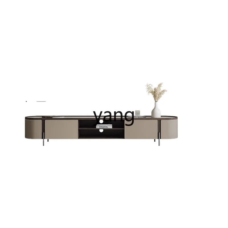 

LTT minimalist rock panel TV cabinet simple modern coffee table TV cabinet combination floor cabinet