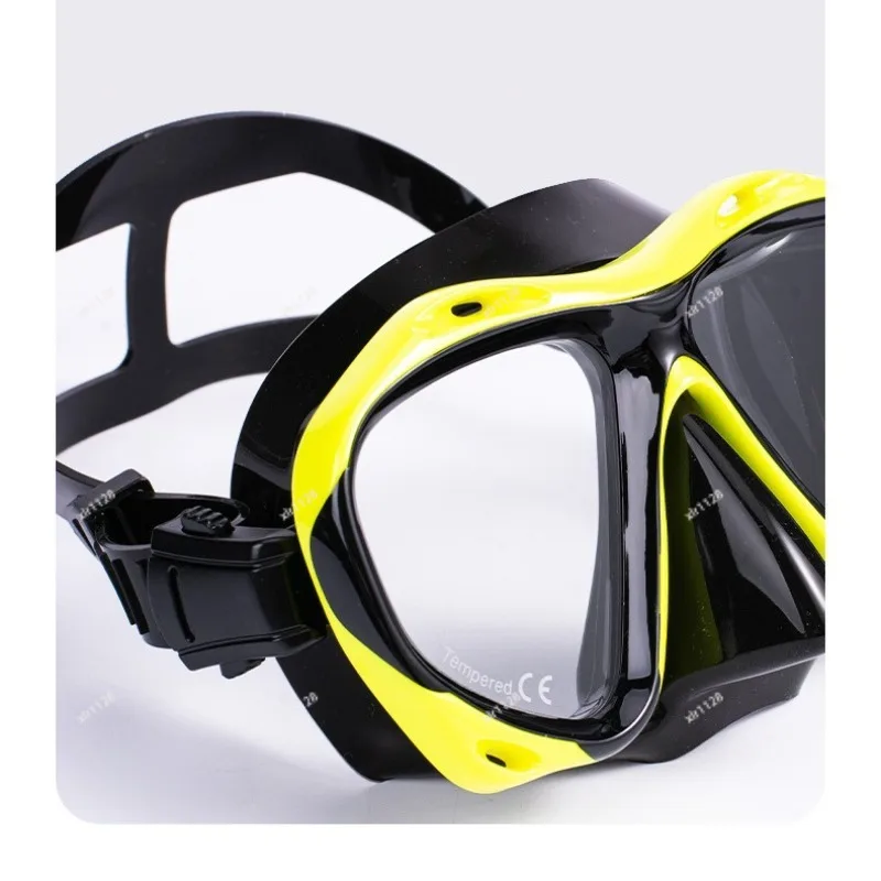 Snorkeling Set Dry Snorkel Tube Full Face Diving  Anti-Leak Swimming Gear for Adults