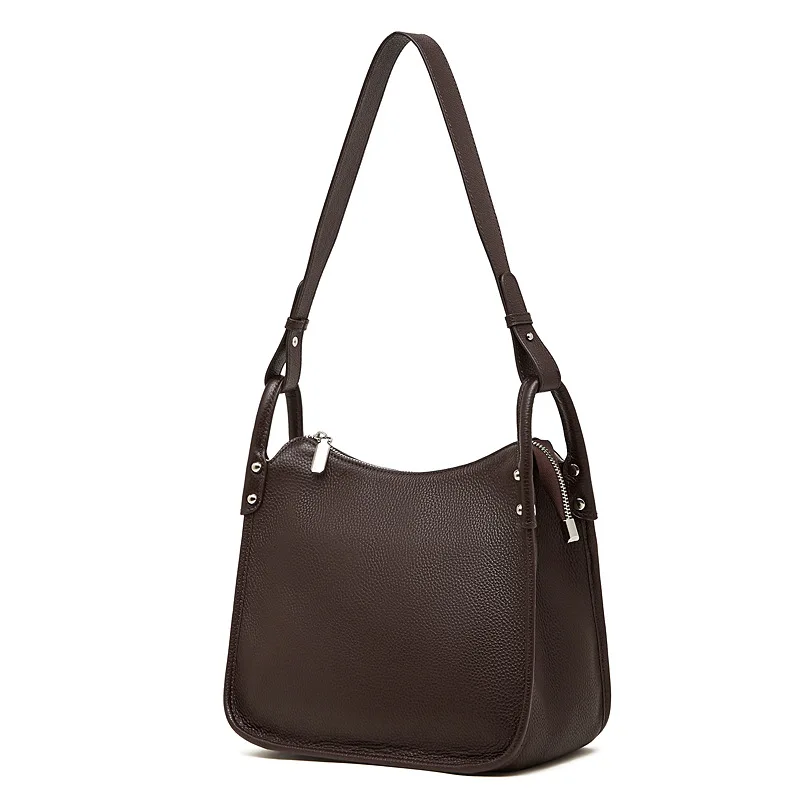 YANATARI Underarm Cowhide Genuine Leather Handbags Women Vintage Shoulder Bag Female Crossbody Bags Luxury High Quality 2026