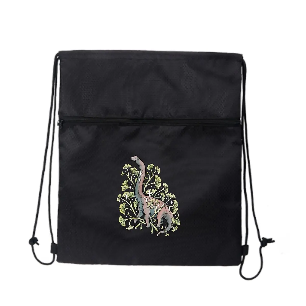 

Рев динозавров Доисторическая сказка Уличная сумка на молнии на шнурке: смелые принты для городского стиля