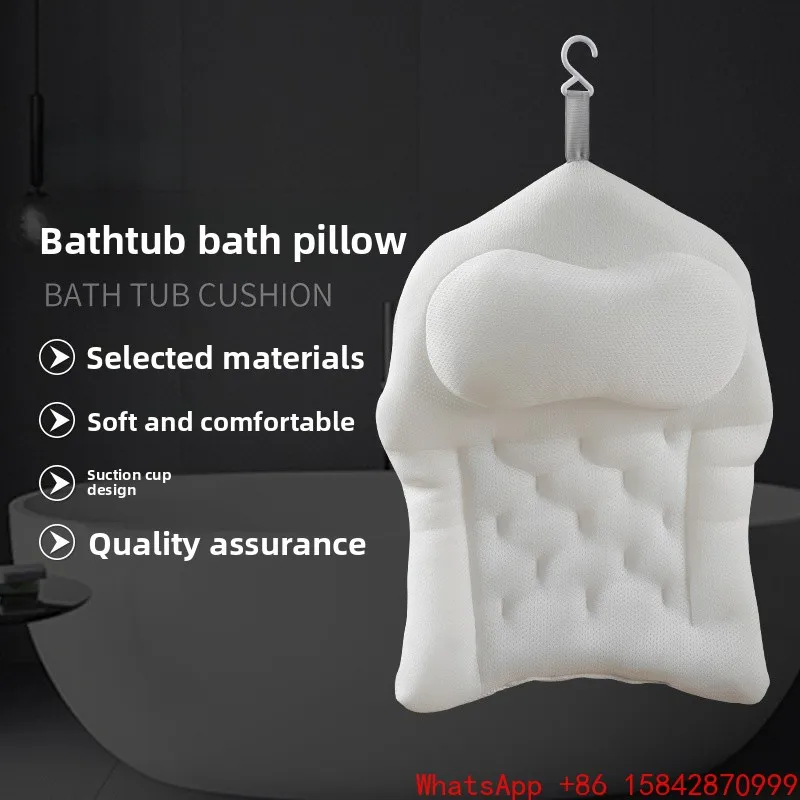 

Уход за шеей для ванны, приятная для кожи, нескользящая подушка для ванны
