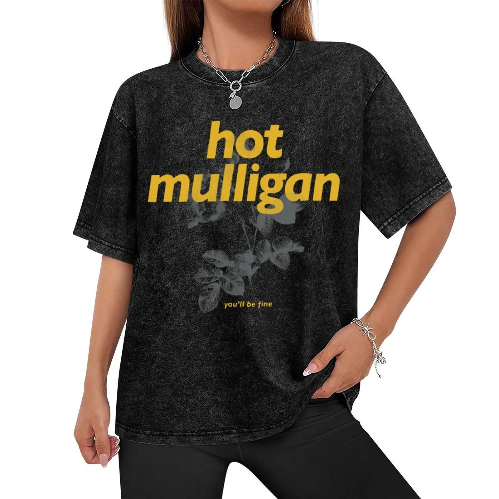 Hot Mulligan Merch Hm Flower T-Shirt funny meme t-shirts Funny t-shirts t shirt for men