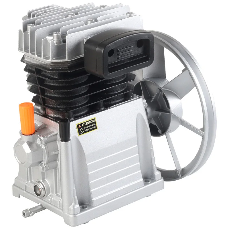 Picture 3: Air compressor head 2055/2065/2070 air pump Italian aluminum pump head double cylinder