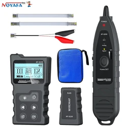 Noyafa NF-8209 Tester per cavi di rete Display LCD Tracker per cavi misura la lunghezza Tester Wiremap strumenti di rete Poe Checker