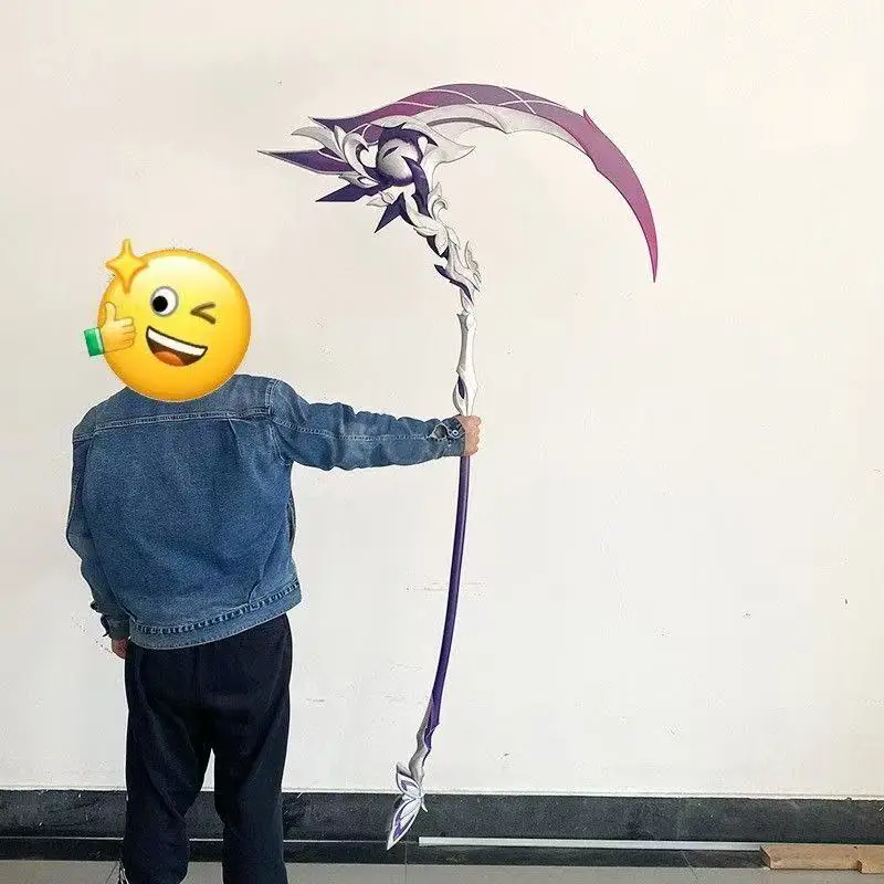 Castorice Sickle Weapons 게임 Honkai: 스타 레일 코스프레 낫 소품 할로윈 크리스마스 파티 의상 액세서리