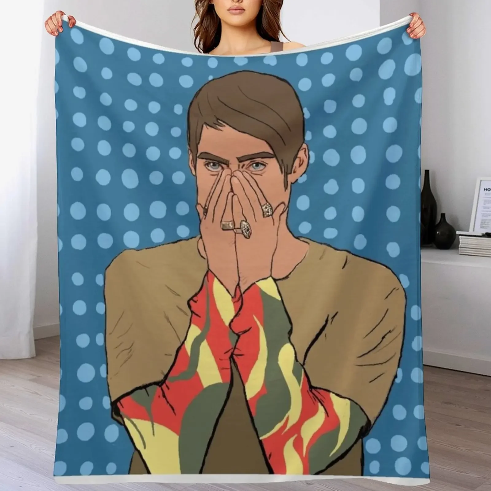 

SNL Stefon Throw Blanket Soft Warm Blanket Gift for Men Women Adults