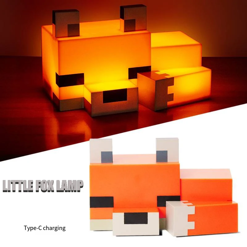 

My world model fox night light for indoor atmosphere decoration, a gift for children's birthday