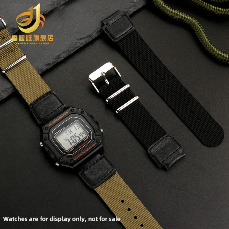 

For Casio 18mm Sport Watch Strap SGW-300 AE1200wh AE1300wh/W218h AQ-S810W AE-1000W Nylon Strap men Outdoor Waterproof Bracelet