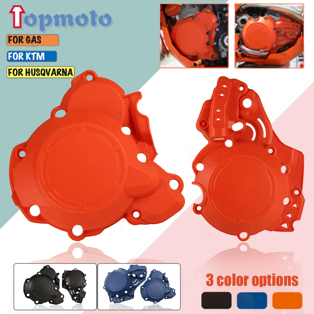 

Motorcycle Lgnition Clutch Cover Guard Protector Kit For HUSQVARNA GAS GAS KTM EXC TPI 250 300 XC XCW 2017 2023 TPI SX250