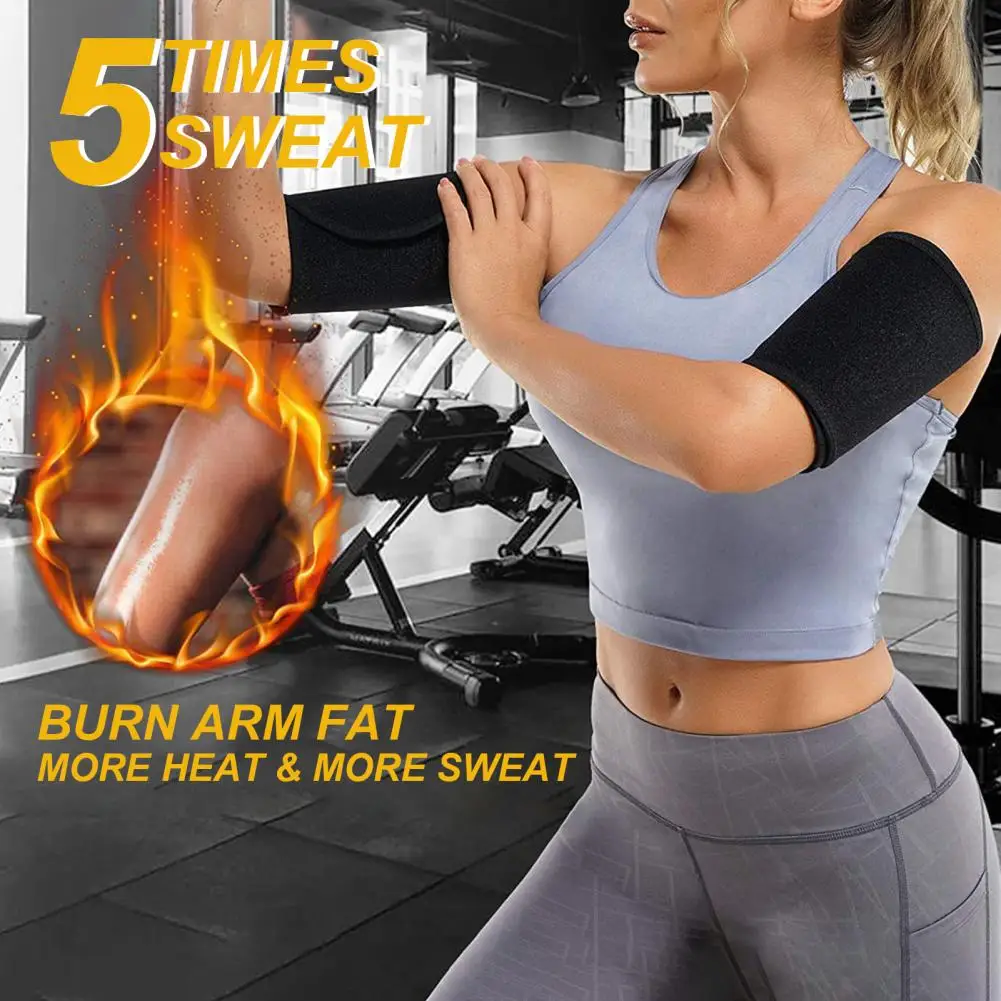 

Sweat Arm Shaper Arm Fat Burning Wrap Women's Arm Shaper Set for Sauna Sweat Trimming Compression Sleeve for Sports for Women's
