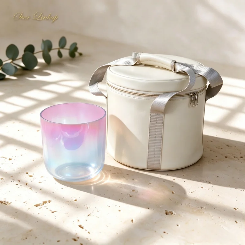 432HZ Colorful Multi-treasure Classic Seven Chakra Bowl Set Alchemy Crystal Bowls tigela de cristal quartzo crystal singing bowl