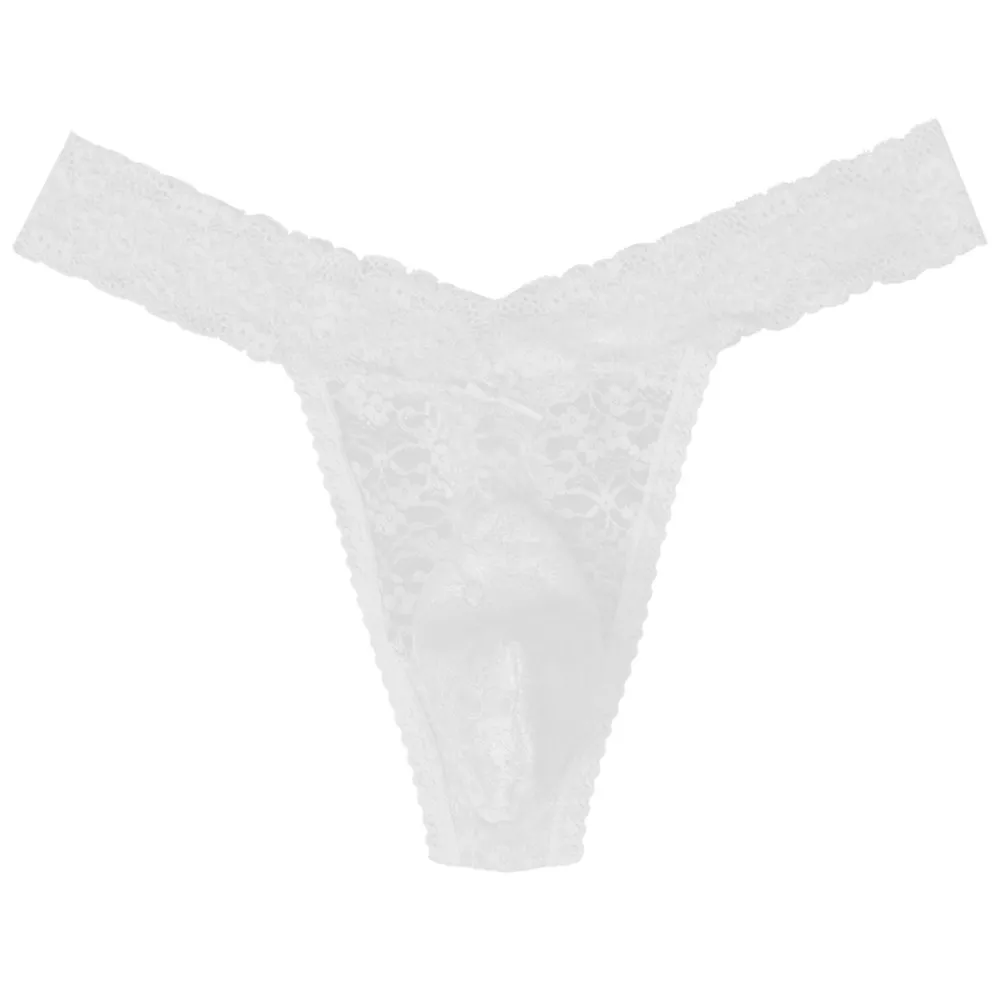 New 3 Colors Elegant Fashionable Briefs 1pcs Breathable Comfortable Lace Large Size Men Panties Sexy Underwear