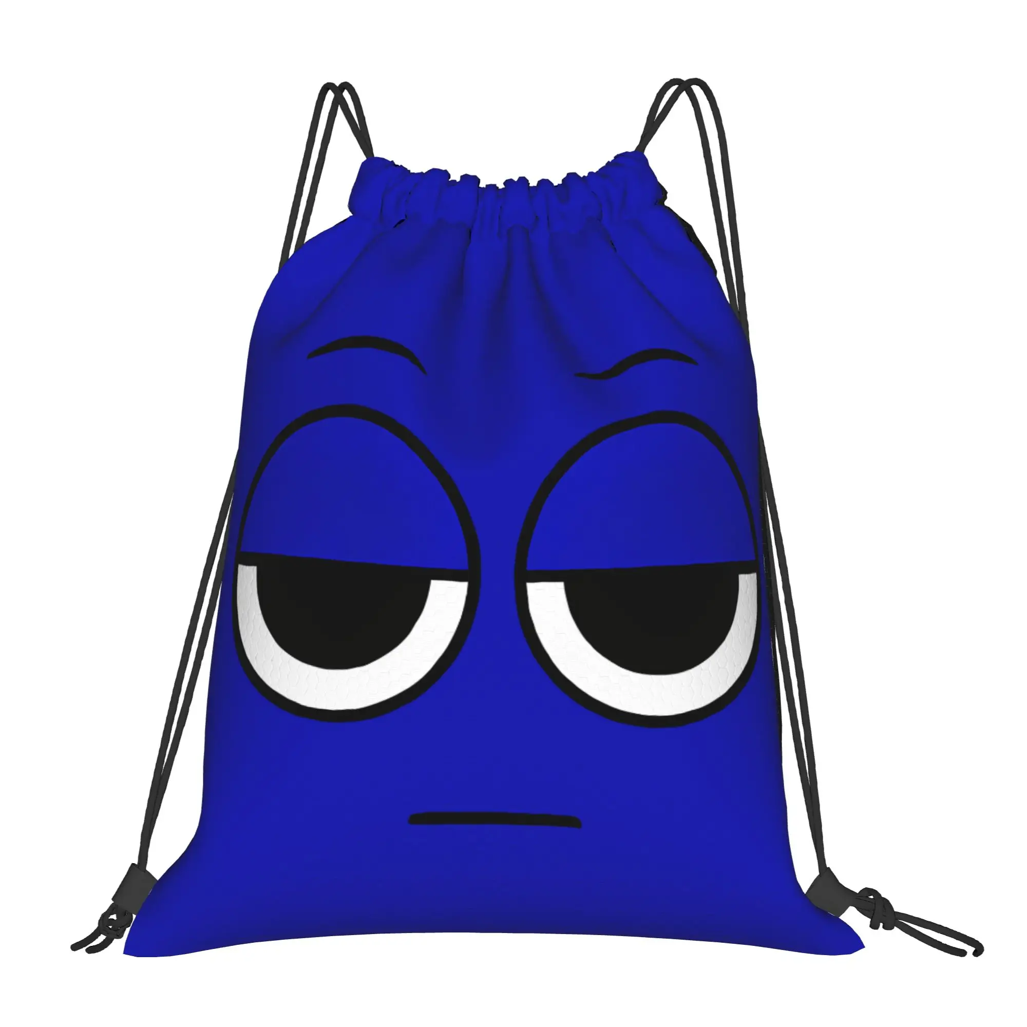 Sprunki Cartoon Anime Drawstring Backpack Gym Sports Sackpack Water Resistant  String Bags for Travel 36cm (W) x 43cm (H)