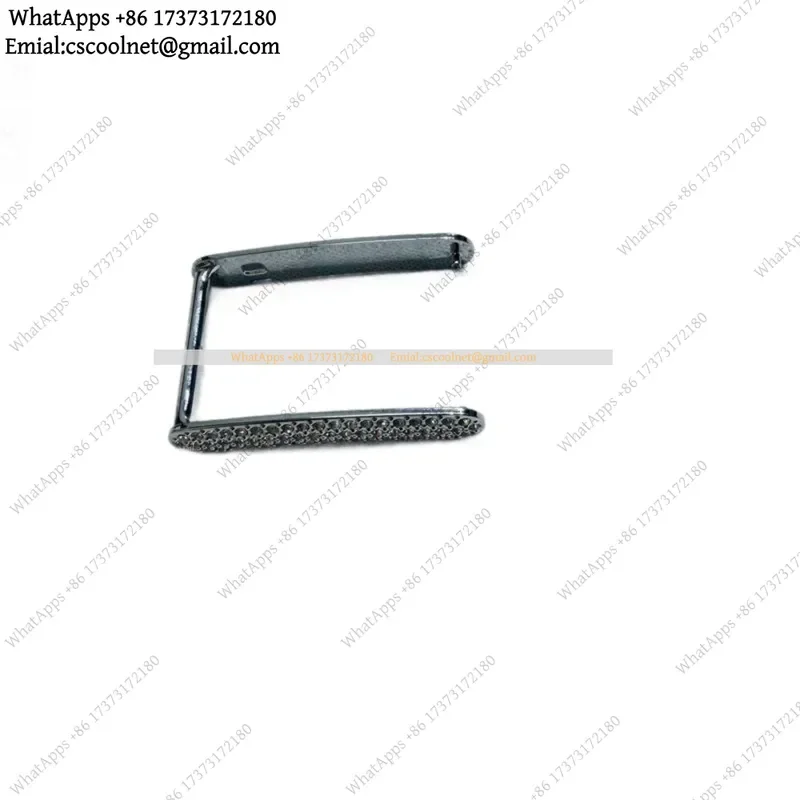 JS02 Diamond Inlay Band U-Shaped Metal Frame for WHOOP 5.0