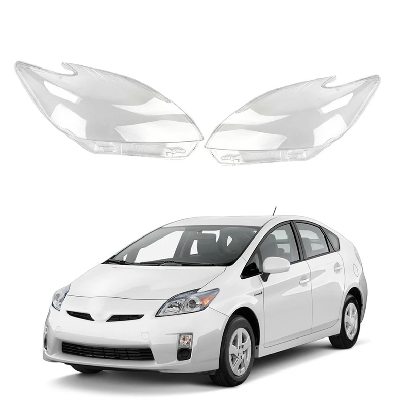 For Toyota Prius 2010-2012 Front Headlight Cover Head Light Lamp Lamp Shell Mask Lampshade Lens