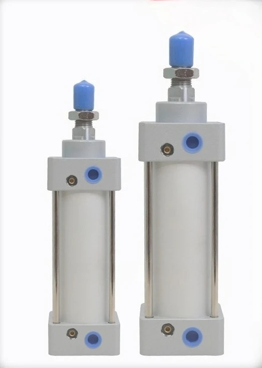 Standard Air Cylinder with Magnetic Ring, Pneumatic Linear Actuator Bore 32 40 50 63 80mm, Model S Pneumatic Cylinder