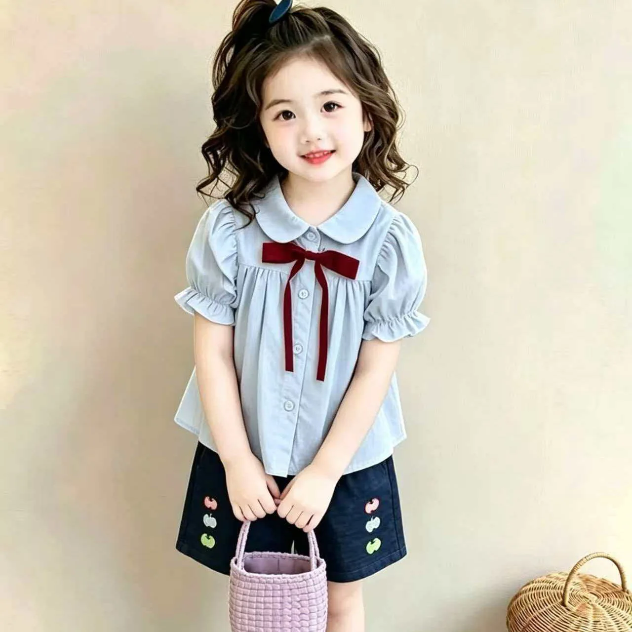 New Summer Baby Girl Clothes Suit Children Fashion Cute T-Shirt Shorts 2Pcs/Sets Toddler Casual Costume Infant Kids Tracksuits