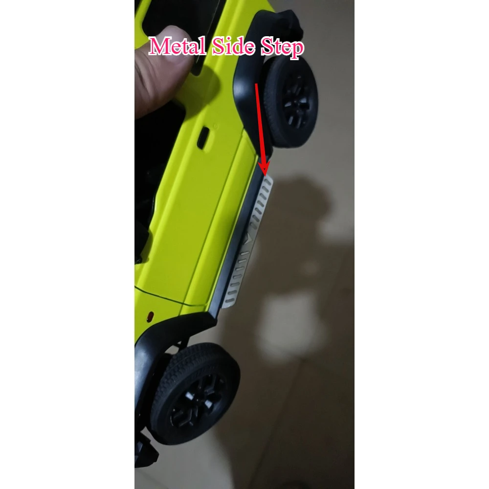 Metal Roof Rack Side Step Upgrade Part 1/12 RC Crawler For FMS Jimny RC Crawler Custom Size Exterior Body Decor Car Accessories