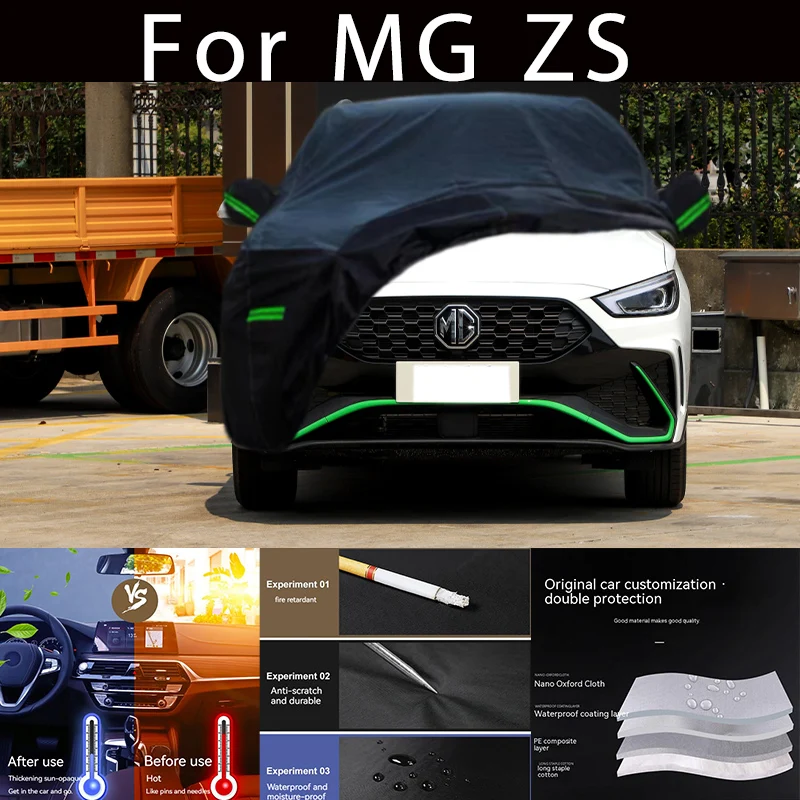 

For MG ZS Outdoor Protection Full Car Covers Snow Cover Sunshade Waterproof Dustproof Exterior Car accessories