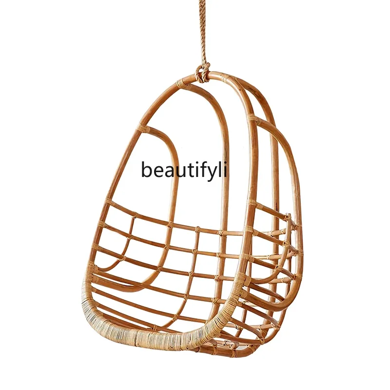 Glider Sunshine Room Real Rattan Rattan Hanging Rocking Chair Swing Basket Small Fresh Home