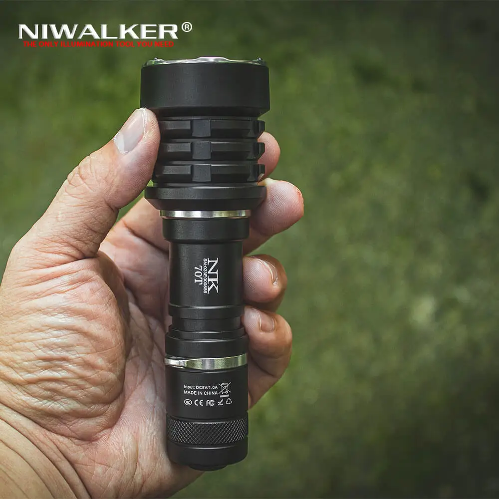 Niwalker N 70T 3500 Lumen Tactische Zaklamp