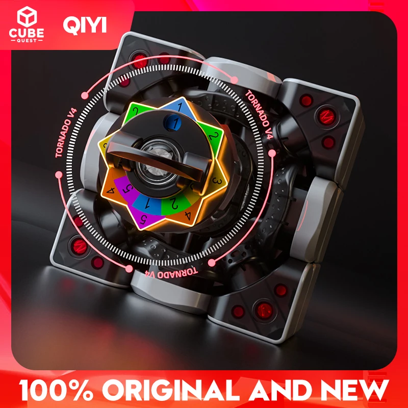 [CubeQuest]Qiyi X-Man Tornado V4 M Pioneer UV maglev Magnetic Magic Speed Cube Stickerless XMD Tornado V3M Fidget Toys