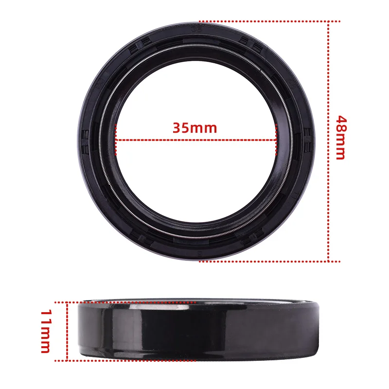 35x48x11 Motorcycle Front Fork Oil Seal 35 48 Dust Cover For Yamaha IT125 IT 125 YP125 X-MAX 125 YP125R Xmax YP 125 RT180 RT 180